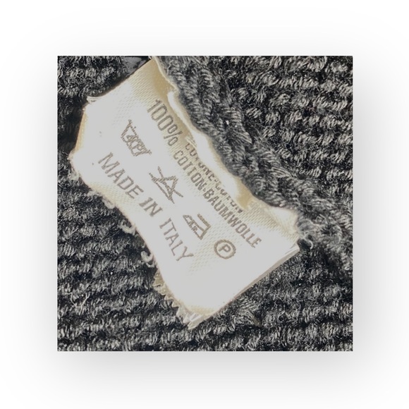 new Cruciani 𖦹 Luxury Fine Knit Zip Cardigan Sweater 𖦹 Black 𖦹 Made in Italy - Picture 15 of 16